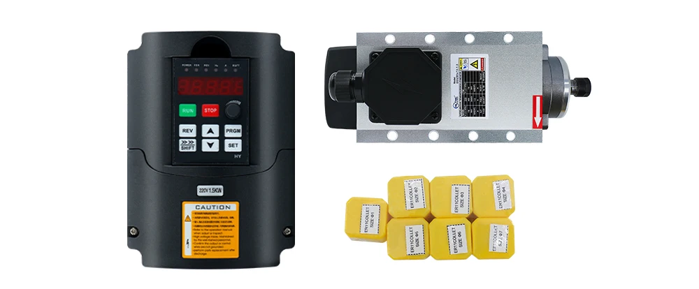 Air Cooled 1.5Kw Spindle Motor Inverter 110V - HLTNC 1.5kw 플래시 공냉식 스핀들 모터