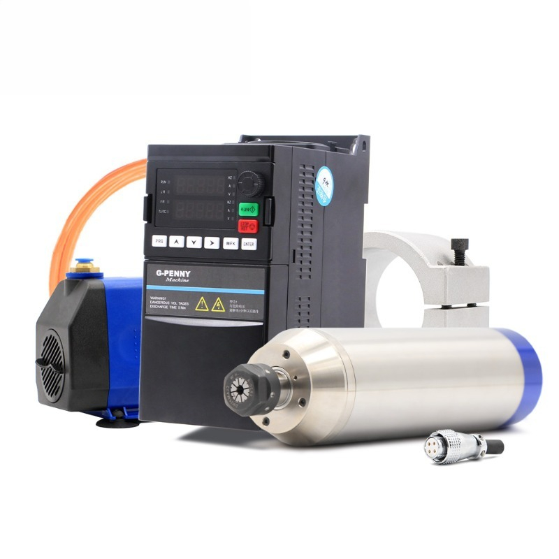 2.2Kw Water Cooled Spindle Kit Vfd - 2.2kw ER20 D80 12000rpm/24000rpm 400Hz/800Hz 금속
