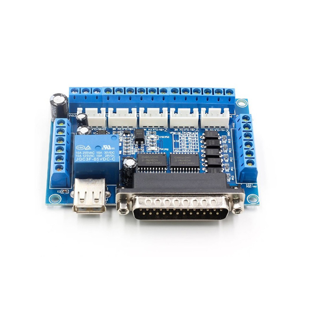 5 Axis Cnc Breakout Board Interface Mach3 - 5축 CNC 인터페이스 어댑터 브레이크아웃 보드