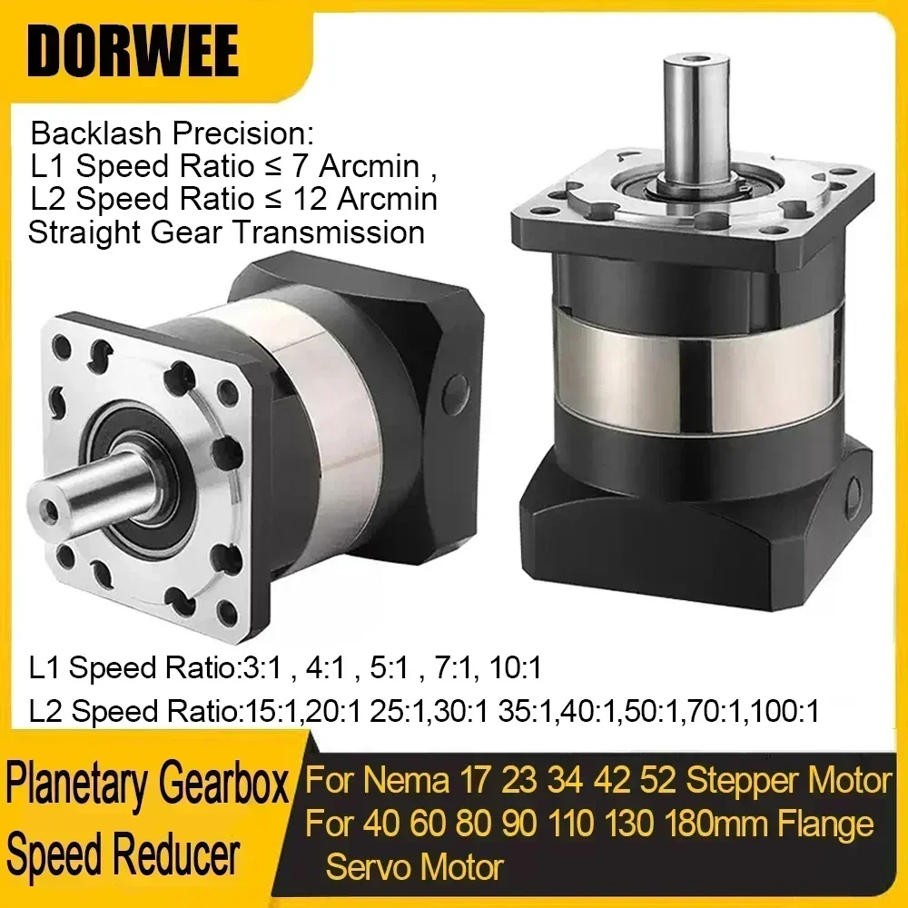 Planetary Gearbox Reducer Nema 23 34 - 유성 기어 박스 모터 감속기, 플랜지