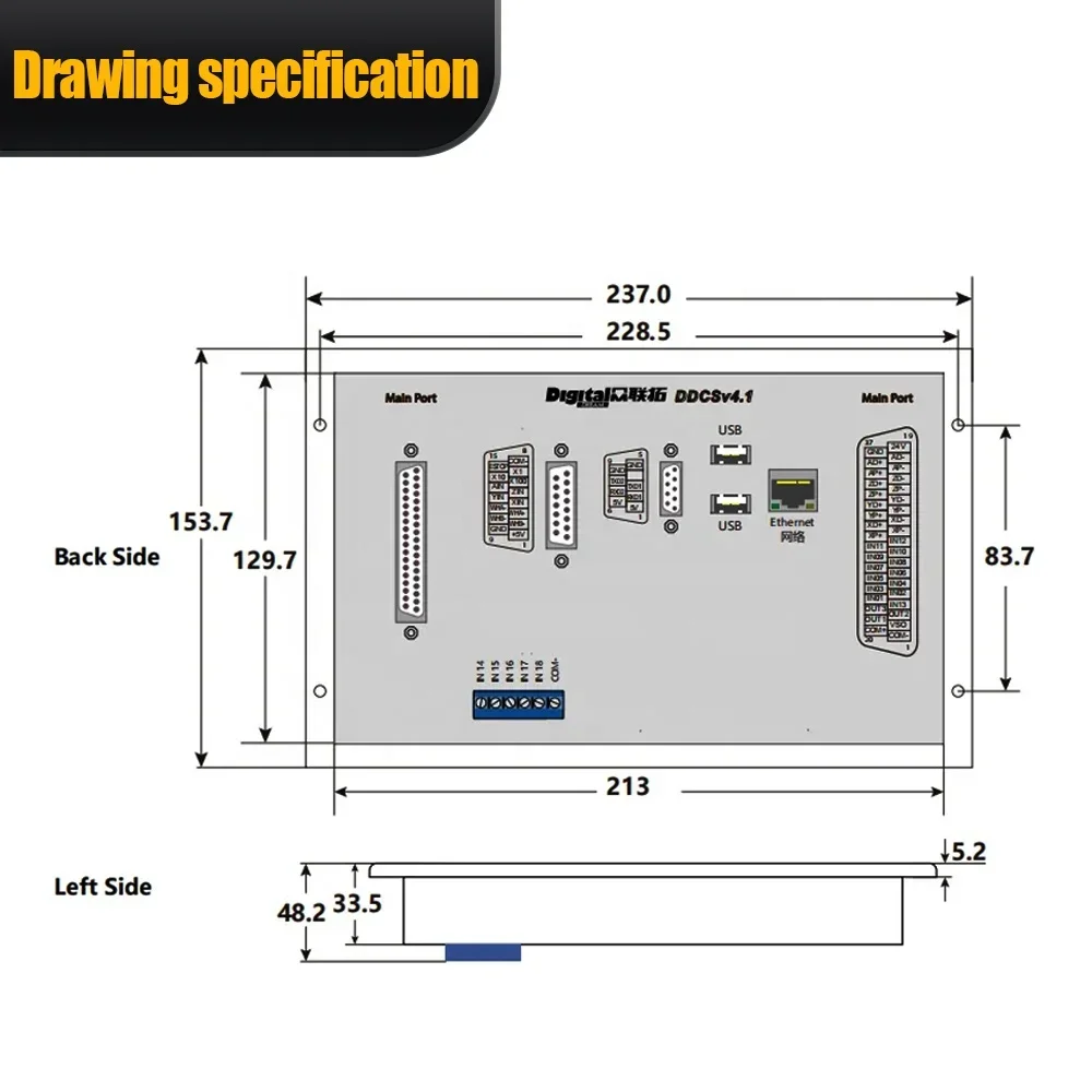 Ddcs V4.1 4 Axis Cnc Offline Controller - 2026 HLTNC 최신 DDCS V4.1 CNC
