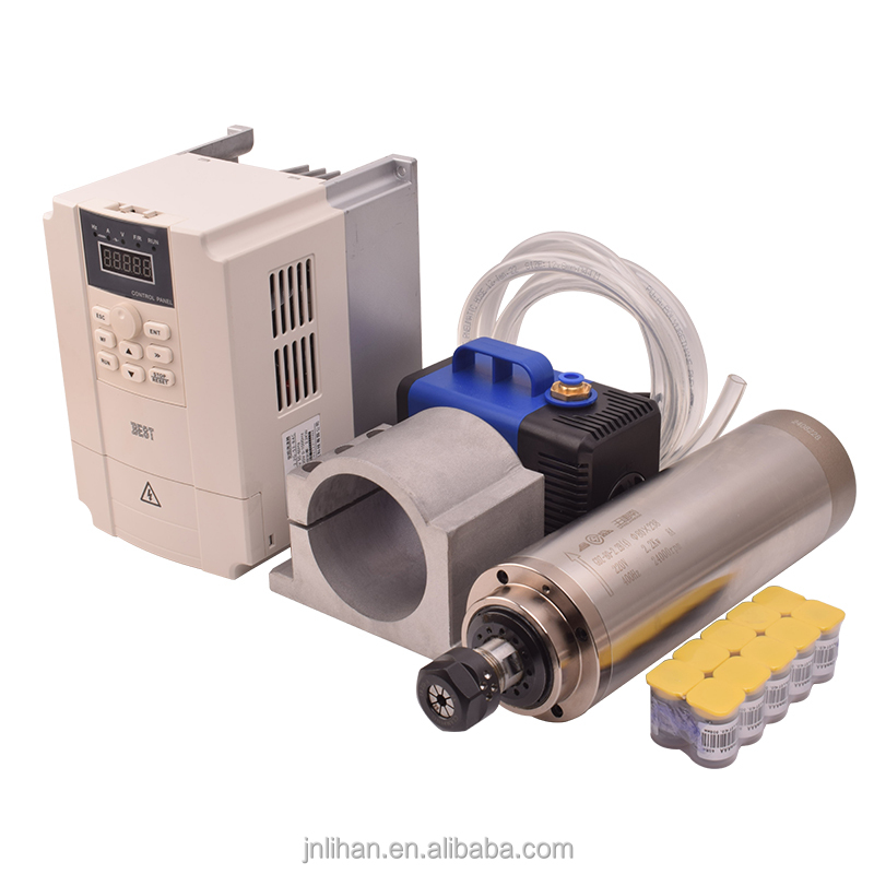 2.2Kw Water Cooled Spindle Kit Vfd - GDZ 2.2KW 220V 수냉식 CNC 라우터