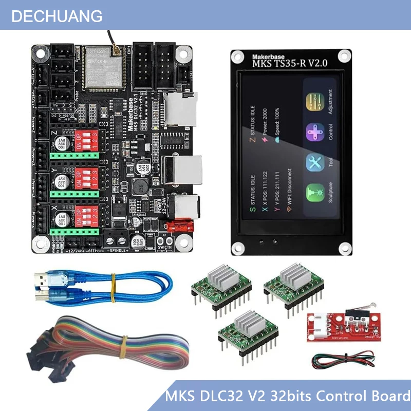 Grbl 32 Bit Control Board Offline Display - MKS DLC32 V2 GRBL 오프라인 Wifi