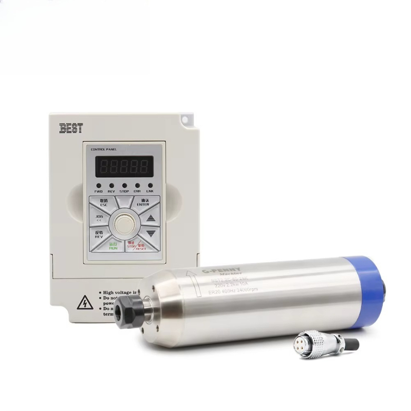 2.2Kw Water Cooled Spindle Kit Vfd - 2.2kW 수냉식 스핀들 모터 키트(CNC 목공용