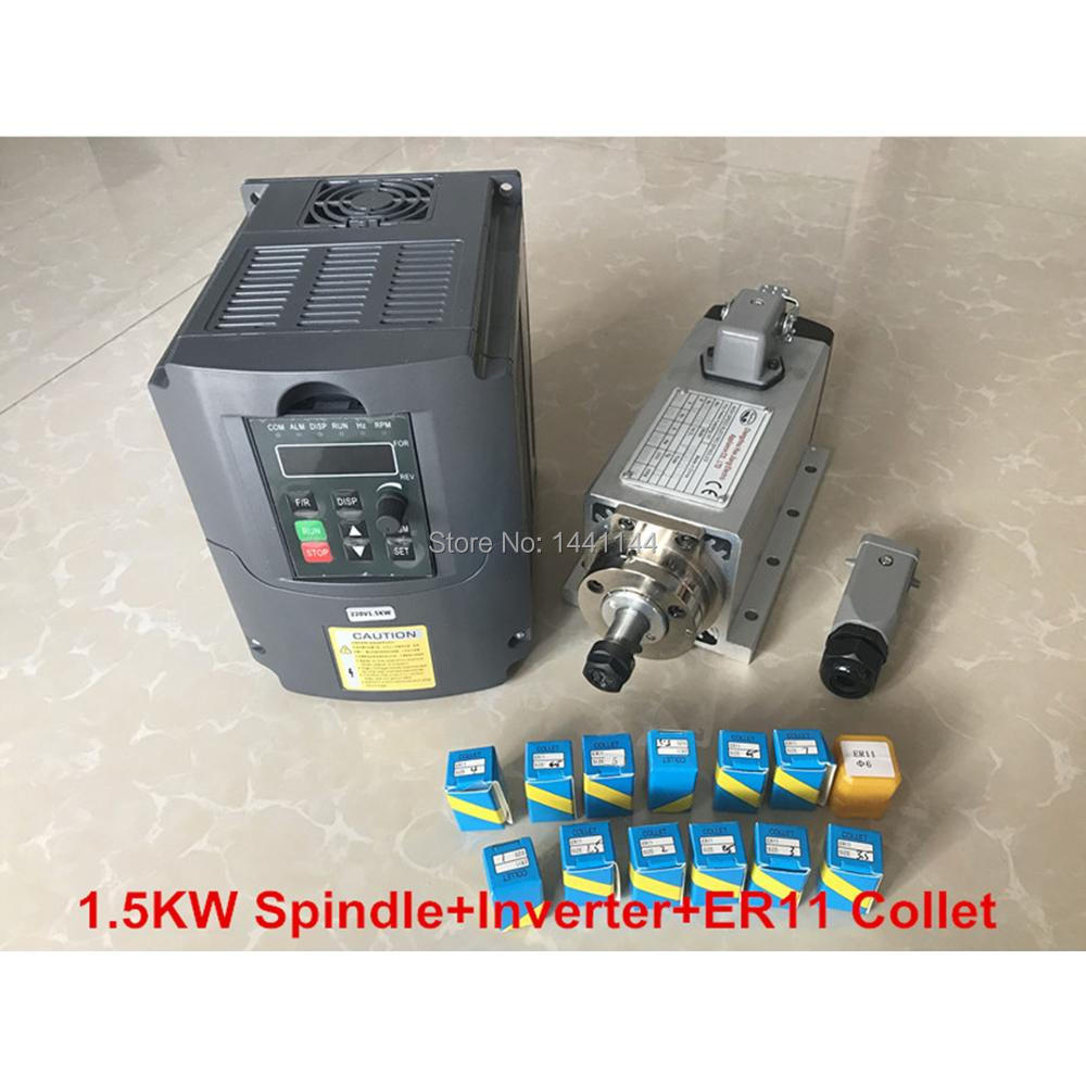 1.5KW 공냉식 스핀들 모터 키트 CNC 스핀들 모터 - Air Cooled 1.5Kw Spindle Motor Inverter 110V 리뷰 및 가격