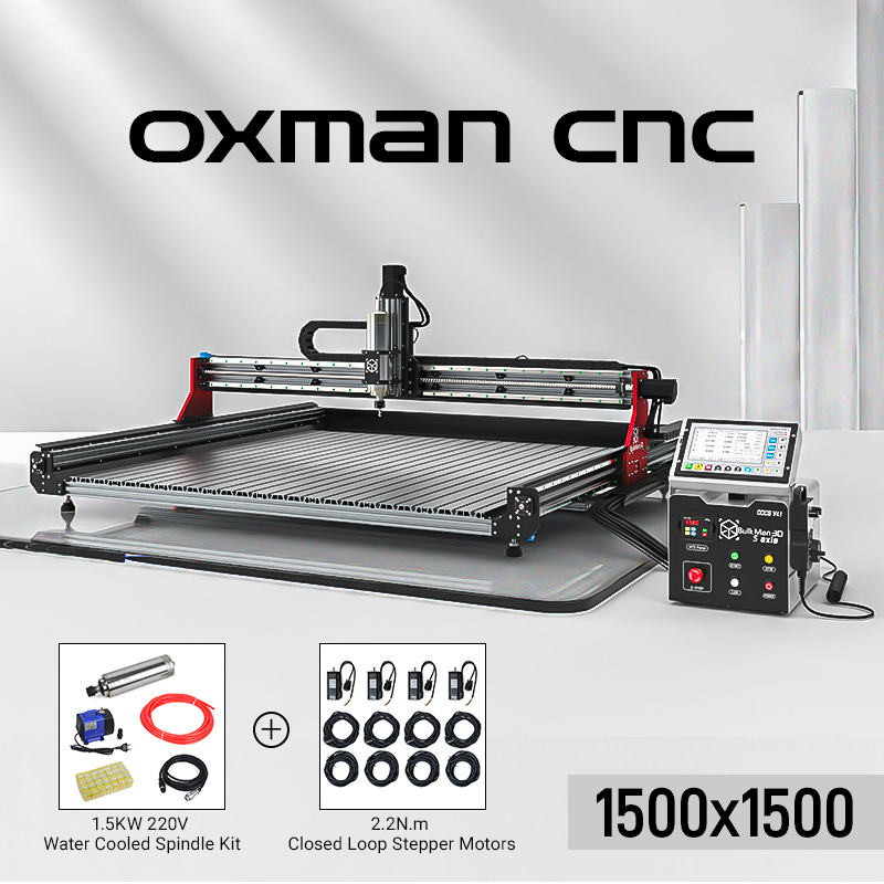 벌크맨3D 1500x1500 OX MAN CNC 라우터 - Ddcs V4.1 4 Axis Cnc Offline Controller 리뷰 및 가격