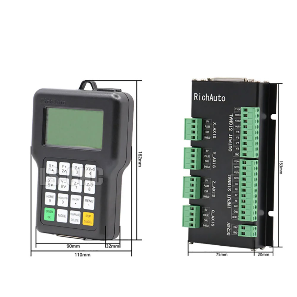 Richauto Cnc 모션 제어 시스템, 3 축 DS - Richauto A11 Dsp Controller 3 Axis 리뷰 및 가격