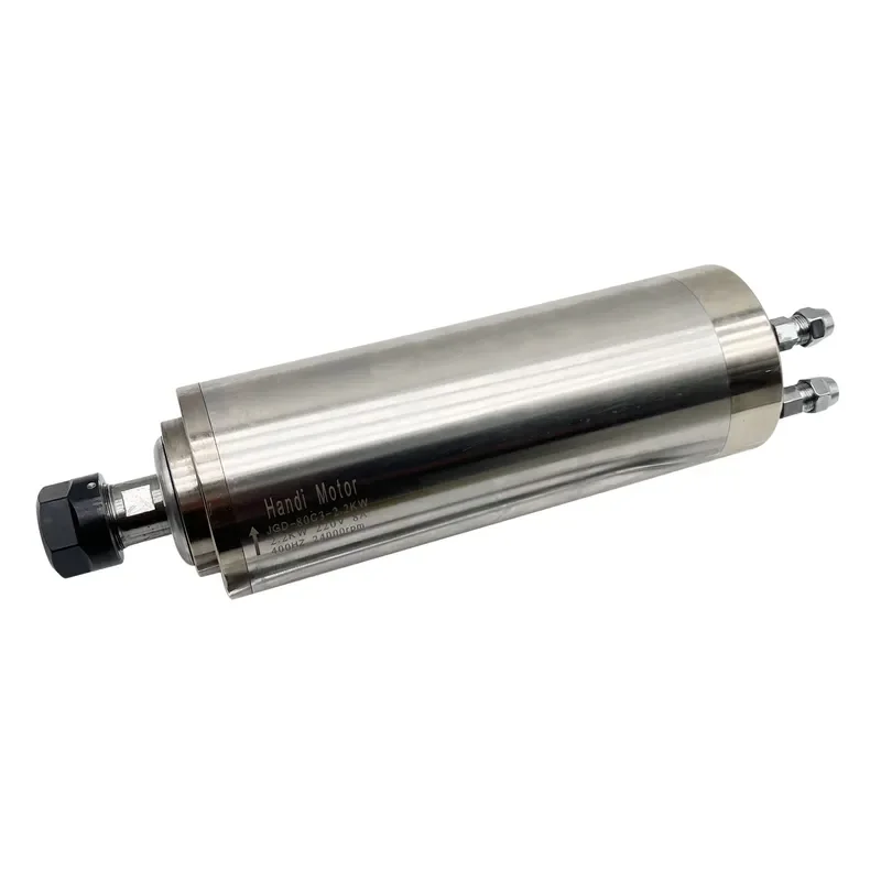 80MM 2.2KW ER20 수냉식 CNC 스핀들 모터 - 2.2Kw Water Cooled Spindle Kit Vfd 리뷰 및 가격
