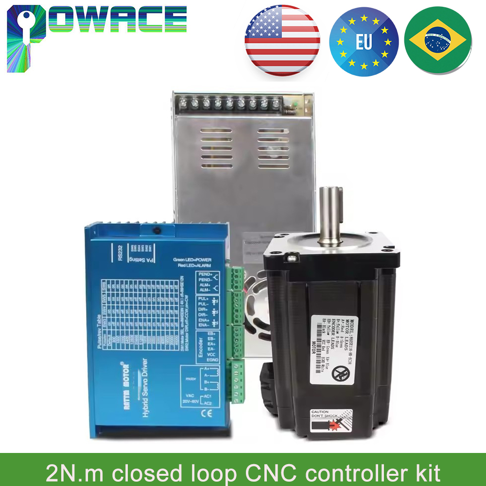 【EU】 2N.m Nema23 폐쇄 루프 서보 스테퍼  - Nema 23 Closed Loop Stepper Motor Driver Kit 리뷰 및 가격