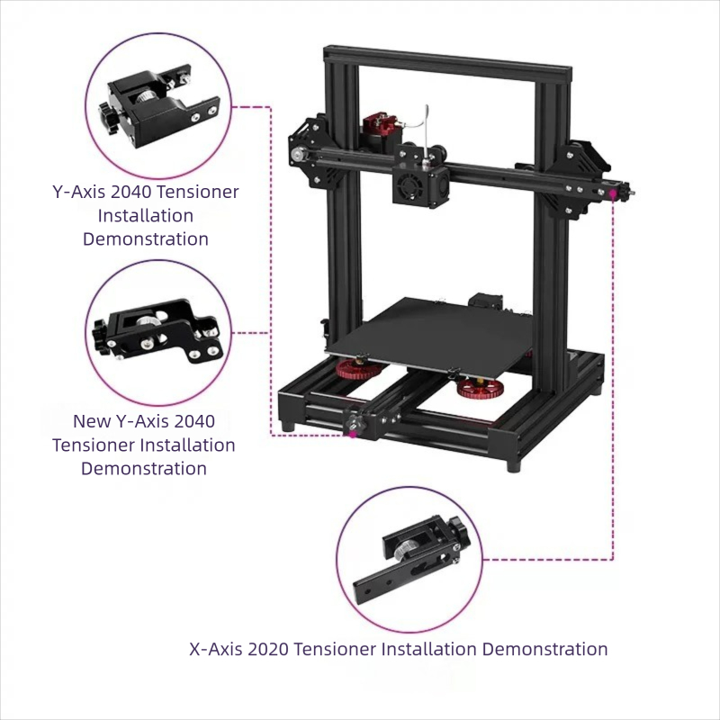 엔더 3 X축 동기식 벨트 텐셔너 업그레이드 키트 20 - Cnc 3018 Pro Max Metal 리뷰 및 가격