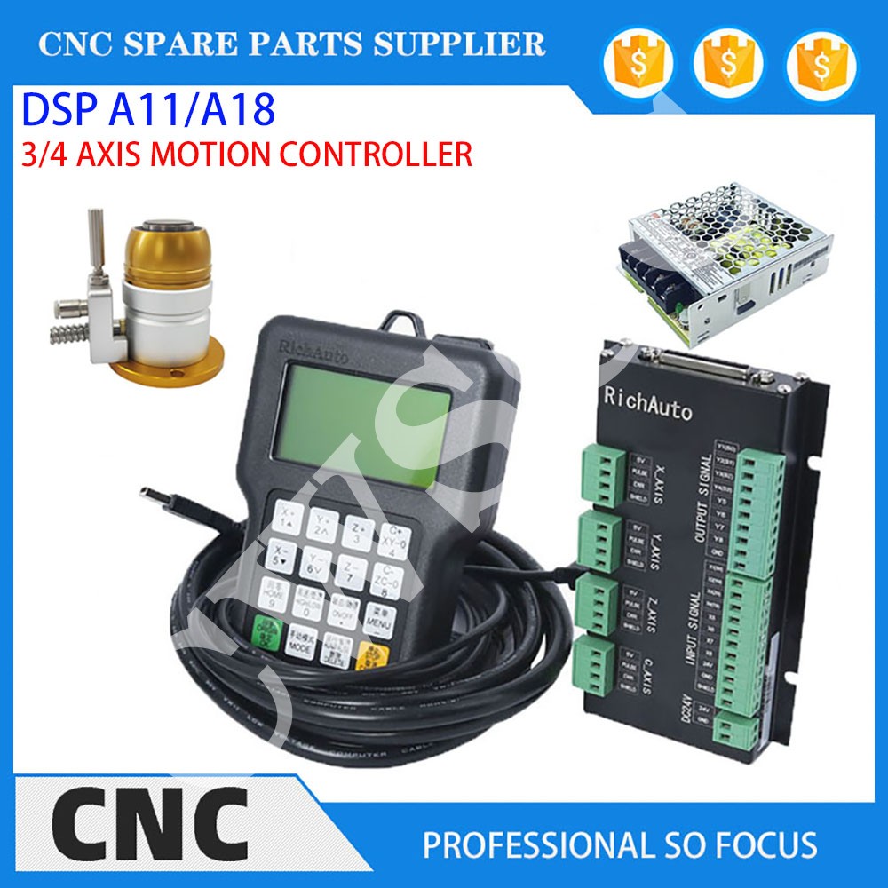 3축 4축 CNC 공작 기계 모션 컨트롤러 DSP A1 - Richauto A11 Dsp Controller 3 Axis 리뷰 및 가격