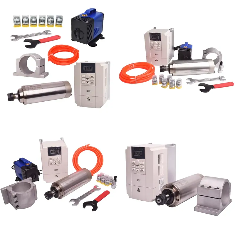 Gdz80 2.2kw 수냉식 스핀들 세트 2.2kw V - 2.2Kw Water Cooled Spindle Kit Vfd 리뷰 및 가격