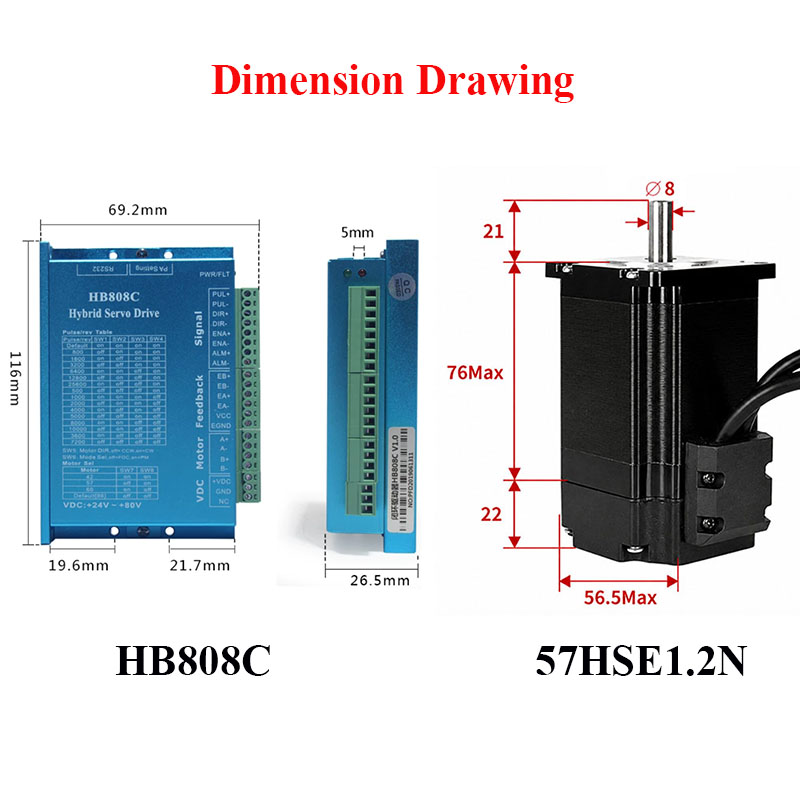 1.2N.m Nema23 폐쇄 루프 스테퍼 모터 57H - Nema 23 Closed Loop Stepper Motor Driver Kit 리뷰 및 가격