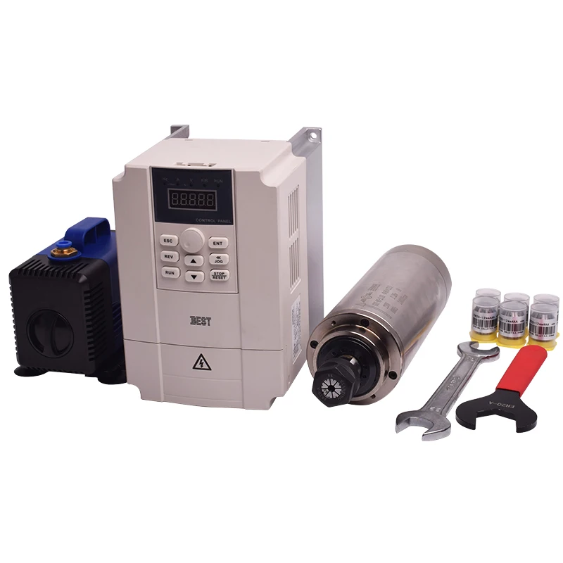저렴한 가격 고속 GDZ 스핀들 및 VFD 인버터 2. - 2.2Kw Water Cooled Spindle Kit Vfd 리뷰 및 가격