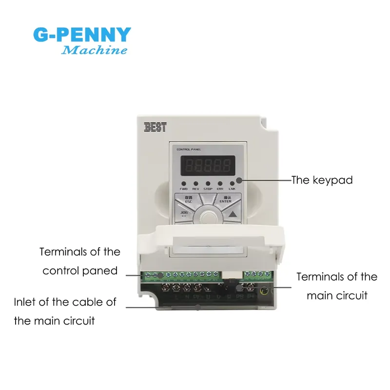 G-penny 2.2KW ER20 D80 목공용 불릿  - 2.2Kw Water Cooled Spindle Kit Vfd 리뷰 및 가격