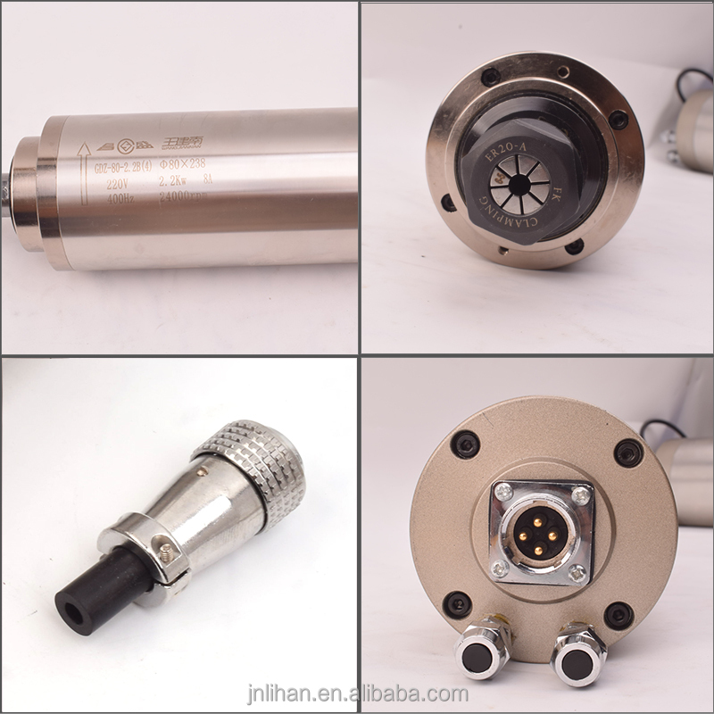 GDZ 2.2KW 220V 수냉식 CNC 라우터 스핀들 - 2.2Kw Water Cooled Spindle Kit Vfd 리뷰 및 가격
