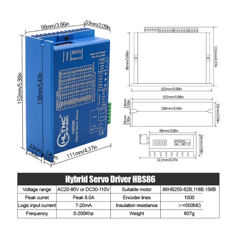 4축 네마 34 폐쇄 루프 스테퍼 모터 키트 4.5Nm - Hybrid Servo Driver Nema 34 8.5Nm 리뷰 및 가격