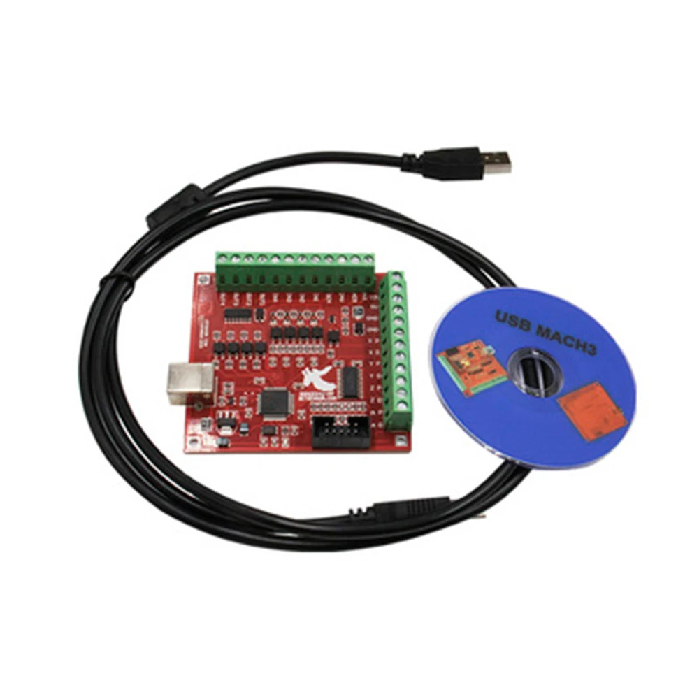 3 개/대 1PCS MACH3 브레이크 아웃 보드 +  - Mach3 Usb Cnc Controller 4 Axis 100Khz 리뷰 및 가격