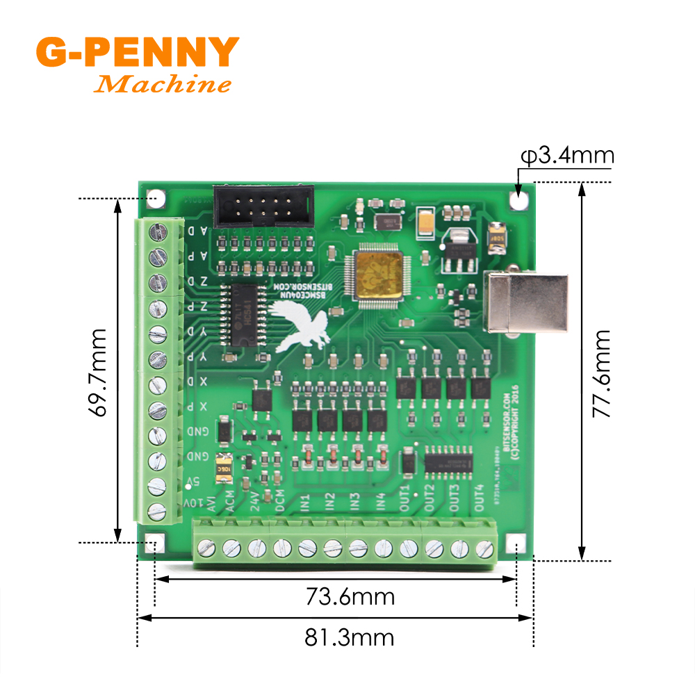 G-PENNY 신제품! USB 모션 컨트롤러 인터페이스 - Mach3 Usb Cnc Controller 4 Axis 100Khz 리뷰 및 가격