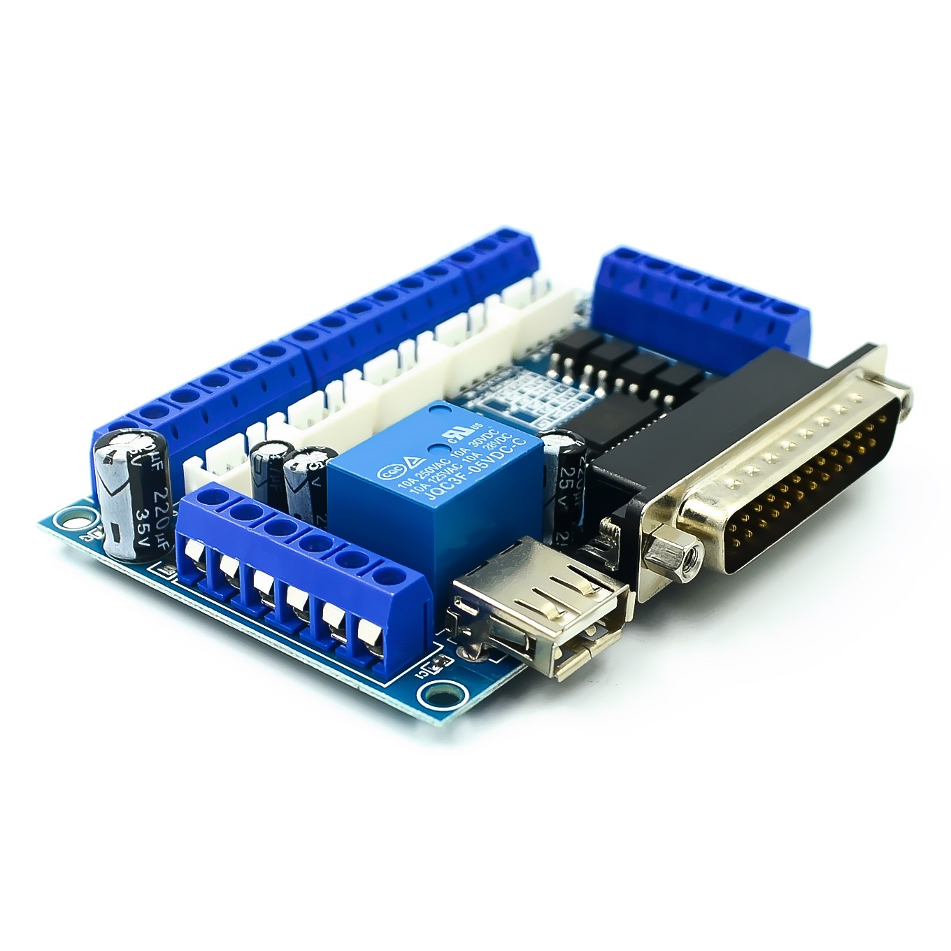 스테퍼 모터 드라이버 Mach3 + USB 케이블용 업 - 5 Axis Cnc Breakout Board Interface Mach3 리뷰 및 가격
