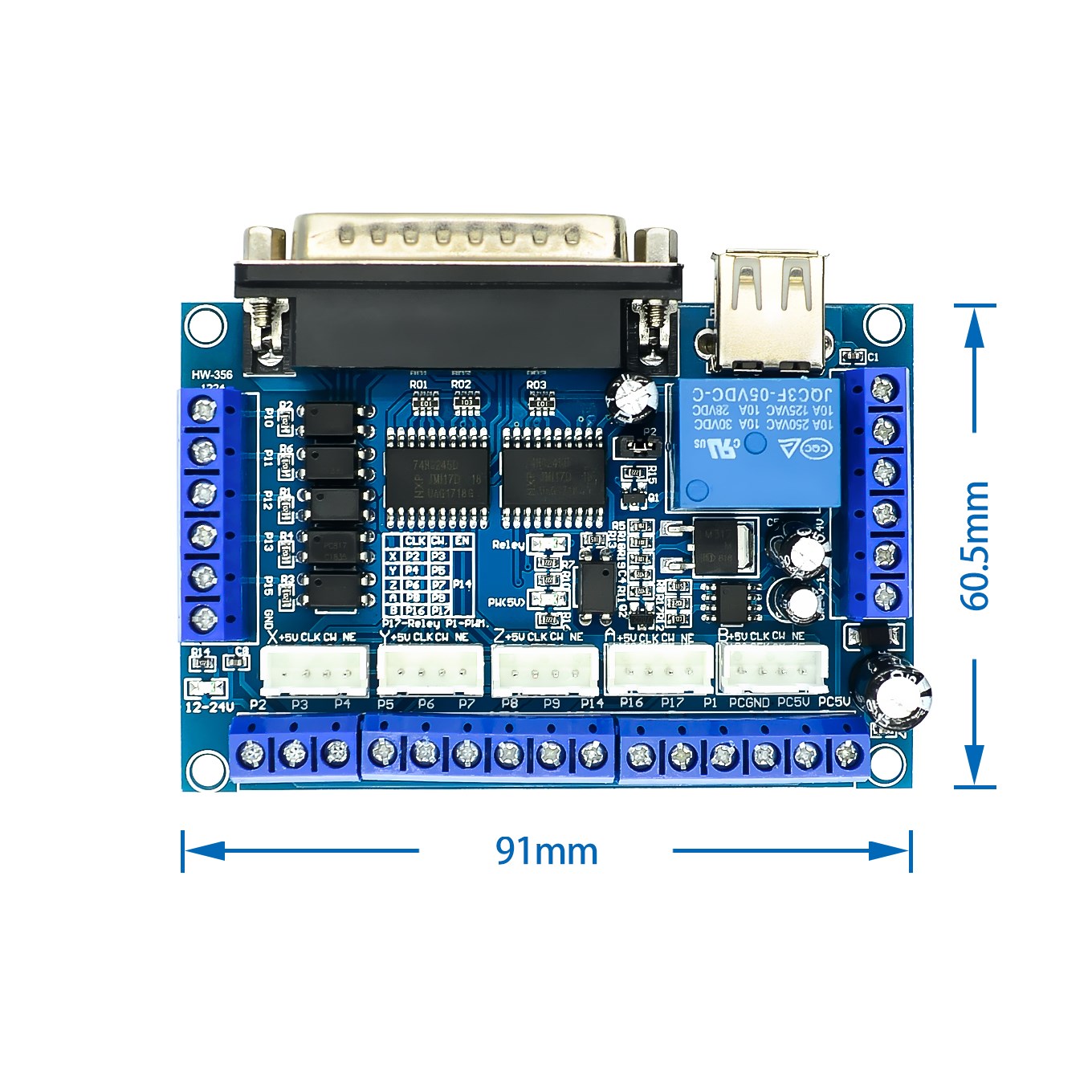 스테퍼 모터 드라이버 Mach3 + USB 케이블용 업 - 5 Axis Cnc Breakout Board Interface Mach3 리뷰 및 가격